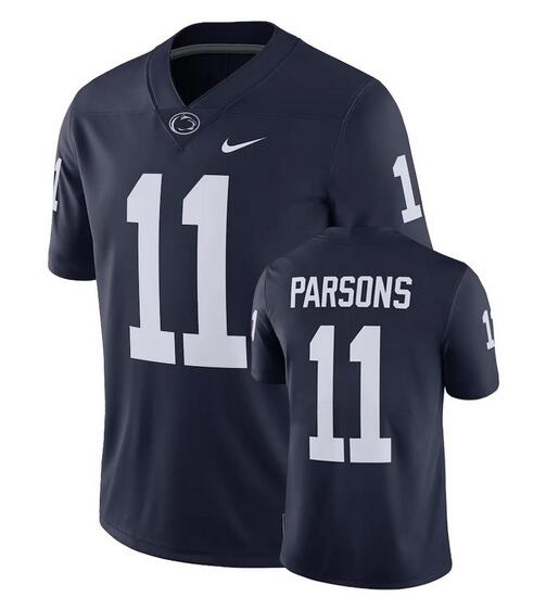 NCAA Men Penn State Nittany Lions #11 black Football Jersey->ncaa teams->NCAA Jersey